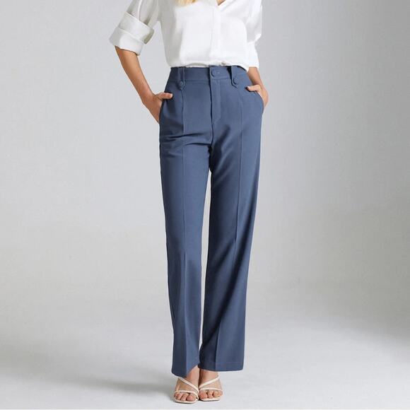 NWOT REVOLVE & MINIMALIST lovers COMMENSE dusty blue dress pants M - Picture 13 of 13